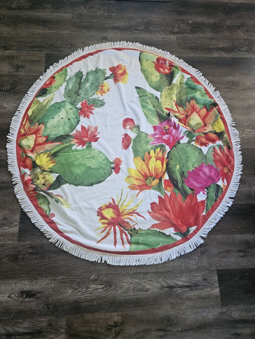 Big beach towel works perfectly as beach blanket, yoga towel,poolside lounging